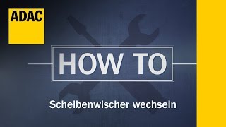 ADAC How To Scheibenwischer wechseln  ADAC [upl. by Maze261]