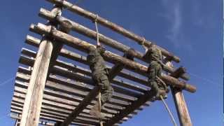 US Marine Corps Recruit Training  Confidence Course [upl. by Ellitnahc552]