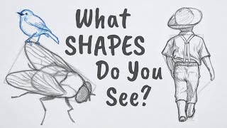 How to Draw ANYTHING Using Simple Shapes [upl. by Nodyarb]