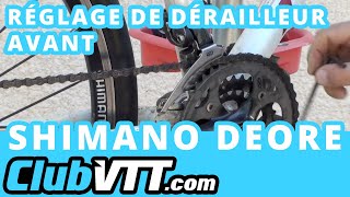 Réglage précis de dérailleur avant vtt  025M [upl. by Cilegna]