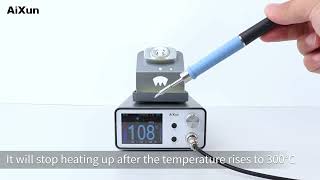 AiXun T3A amp T3AS Smart Soldering Station Operation Video [upl. by Saylor71]