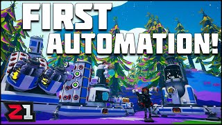 Setting Up my FIRST Automation  Automated Hydrazine  Astroneer Automation Update 2  Z1 Gaming [upl. by Rheba]