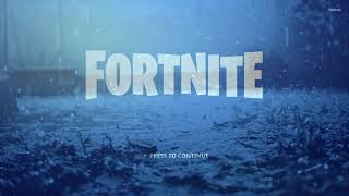 1 Hour Of RELAXING Fortnite Theme Song And Rainstorm Ambience [upl. by Lillywhite354]