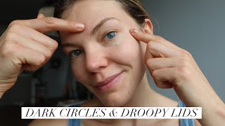 Droopy Eyelids amp Dark Circles Massage [upl. by Hgielsa]