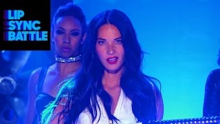 Kevin Harts quotSlamquot vs Olivia Munns quotBad Bloodquot  Lip Sync Battle [upl. by Lyrahc588]