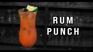 Rum Punch  Easy Rum Recipes  Booze On The Rocks [upl. by Delly]