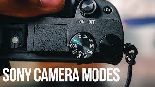 Sony Camera Basics  Understanding Your Camera Dial [upl. by Natiha]