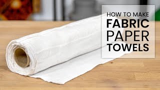 How to Make a Fabric Paper Towel Roll [upl. by Madelyn649]