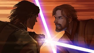 Star Wars III  Anakin vs Obi Wan Soundtrack Film and complete version [upl. by Will141]