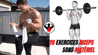 20 Exercices biceps sans matériel [upl. by Matheny]