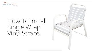 How To Install A Single Wrap Vinyl Strap [upl. by Attlee]