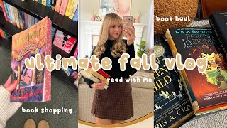 cozy bookstore vlog book haul  new 5 star read ⭐️ [upl. by Eirrok]