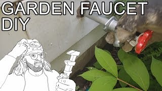 How to Replace Garden FaucetSillcock DIY [upl. by Stclair]