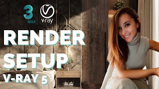 3ds Max VRAY 5 Render Setup Tutorial  Settings Explained [upl. by Flossy]