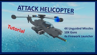 Attack Helicopter  Plane Crazy  Tutorial [upl. by Shumway]