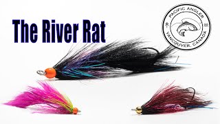 Easy Steelhead Fly  The River Rat  Pacific Angler Fly Tying [upl. by Hallie]