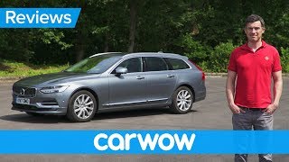 Volvo V90 Estate 2018 indepth review  carwow Reviews [upl. by Annenn]