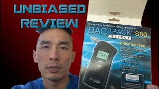 Bactrack S80 Breathalyzer Review [upl. by Norra]