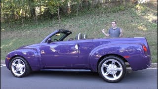 The Chevy SSR Was a Crazy 50000 Retro Convertible Pickup Truck [upl. by Swanhilda]