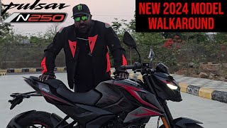 2024 Bajaj Pulsar N250 Walkaround Review  4 New Updates [upl. by Lemire155]