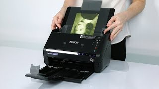 Epson FastFoto FF680W  How to Scan Special Photos [upl. by Lilli754]