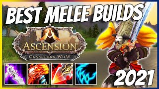 BEST MELEE STARTING BUILDS  New amp Returning Player Guide  Random WoW  Project Ascension [upl. by Launce424]