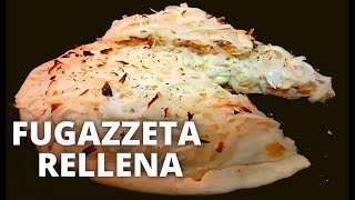 FUGAZZETA RELLENA CASERA SUPER ESPECIAL RECETA MUY FÁCIL  IriCatu [upl. by Eellehs]