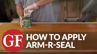 HOW TO APPLY ARMRSEAL URETHANE TOPCOAT  General Finishes [upl. by Stearn]