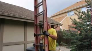 Setting Up Extension Ladder [upl. by Erdrich]