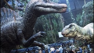 How They Built Jurassic Park IIIs Spinosaurus Part 2  BEHINDTHESCENES [upl. by Ahtabat]