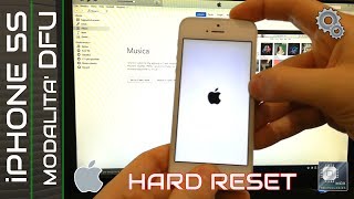 iPhone 5S  AggiornamentoRipristino Hard Reset da modalità DFU [upl. by Jamila]