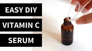 Easy 5 Minute DIY Vitamin C Serum  Lab Muffin Beauty Science [upl. by Enerod]