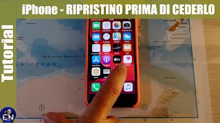 Come ripristinare  resettare iPhone prima di venderlo [upl. by Nabi]