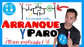 ✅ARRANQUE y PARO con Enclavamiento  𝘼𝙋𝙍É𝙉𝘿𝙀𝙇𝙊 𝙃𝙊𝙔💯 CONTROL de MOTORES [upl. by Einahpats]