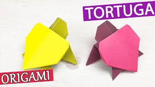 🐢 TORTUGA de papel FÁCIL– Origami paso a paso [upl. by Alyahsal645]