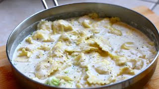 Ravioli in White Sauce Recipe [upl. by Riess419]