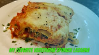 Vegetarian Spinach Lasagna  Really Really Delicious [upl. by Zampino498]