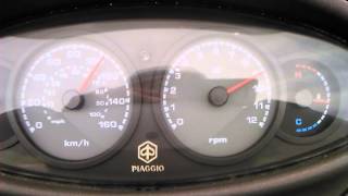 Top Speed Piaggio X9 125 [upl. by Ramburt712]