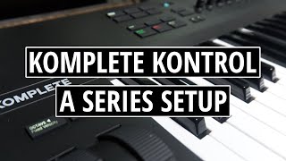 Native Instruments Komplete Kontrol A49 Setup [upl. by Ahseetal191]