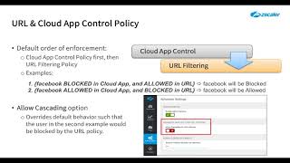 Allow Cascading to URL Filtering [upl. by Naujled656]