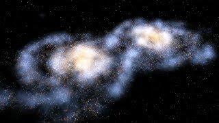 When Two Galaxies Collide at Light Speed  Universe Sandbox 2 [upl. by Nylg]