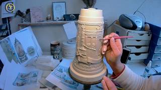 Beer stein – From Scratch – How it’s made – authentic German [upl. by Seira]