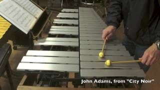 John Williams John Adams and Bernstein vibraphone parts [upl. by Samanthia]