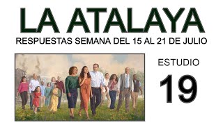 RESPUESTAS DE LA ATALAYA de esta semana [upl. by Haseena477]