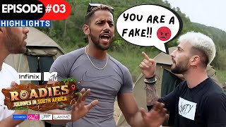 MTV Roadies Journey In South Africa  Episode 3 Highlights  BaseerKevin wage war [upl. by Naval]