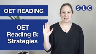 OET READING  Strategies to PASS Reading Part B [upl. by Marylin804]