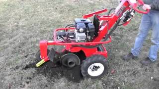 712MT BARRETO MICRO TRENCHER HOW TO OPERATE [upl. by Nnave]