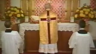 Fr Gommar A DePauw Traditional Catholic Mass [upl. by Herodias]