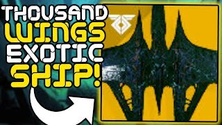 Destiny 2  How to get the quotA Thousand Wingsquot Exotic Ship Secret Oracle Easter Egg Guide [upl. by Salomon]