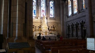 Inside Sacre Coeur church  paris  SacréCœur Paris  Basilica of the Sacred Heart of Paris [upl. by Carley]